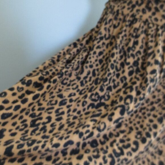 Universal Thread Linen-blend Strapless Leopard Print Maxi Dress - Picture 9 of 13